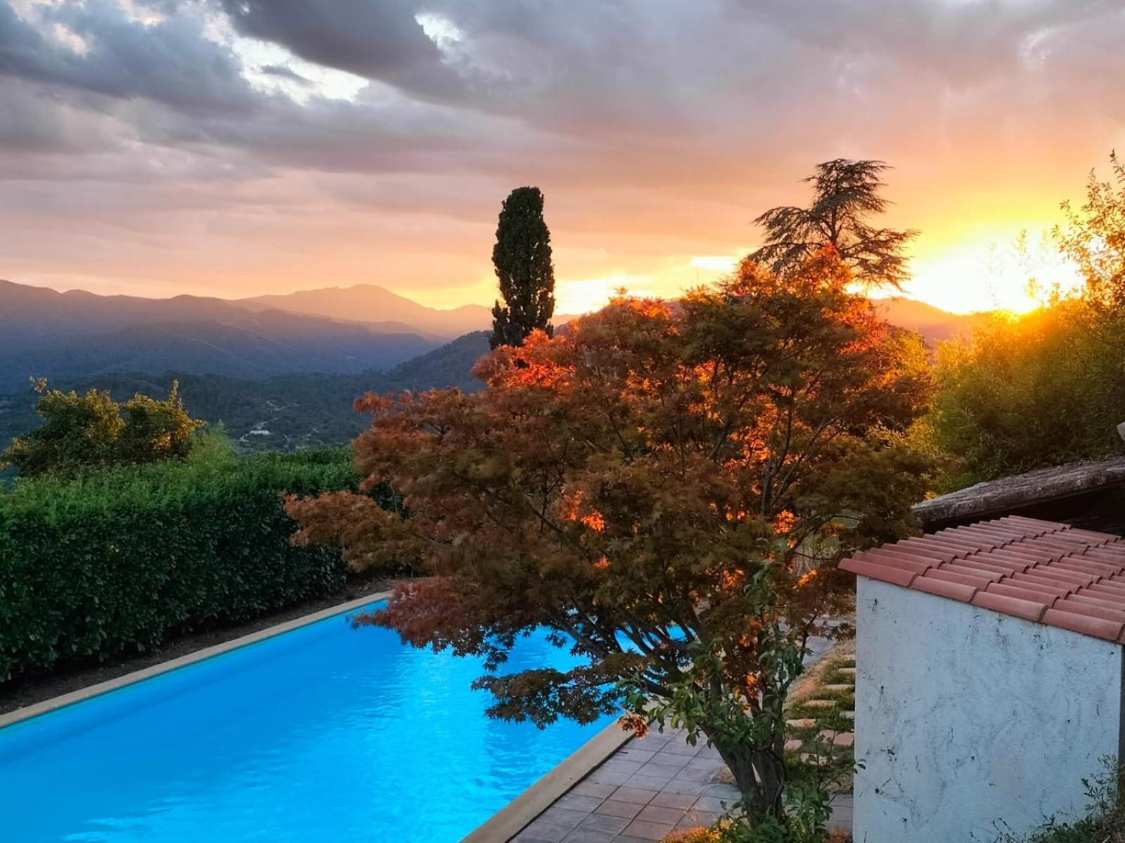Chambre D'Hote Dans Mas Proche Anduze Cevennes Avec Piscine Mialet  エクステリア 写真