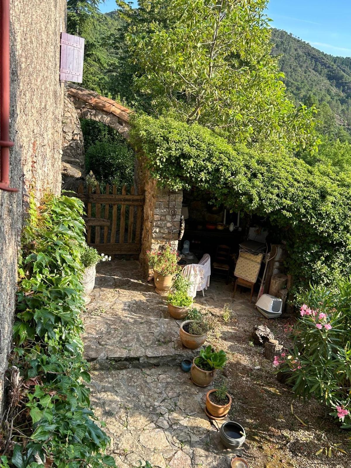 Chambre D'Hote Dans Mas Proche Anduze Cevennes Avec Piscine Mialet  エクステリア 写真